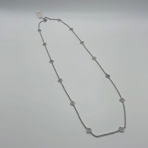 Kendra Scott Devalyn Silver Long Necklace